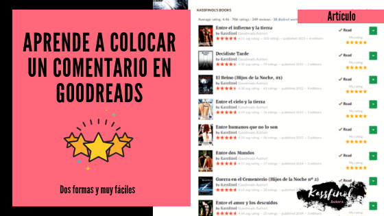 Aprende a colocar un comentario en Goodreads