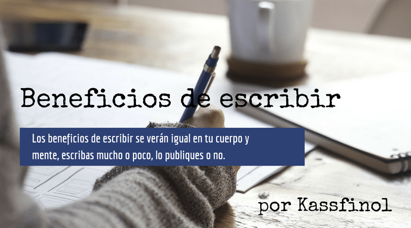 Beneficios de escribir