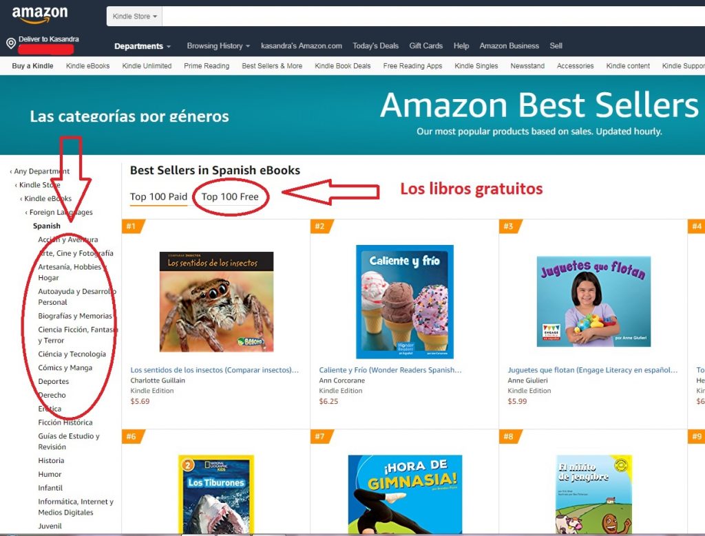 Descargar libros gratis en Amazon Kindle