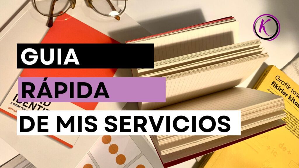 Guía rápida sobre mis servicios para autores de kassfinol