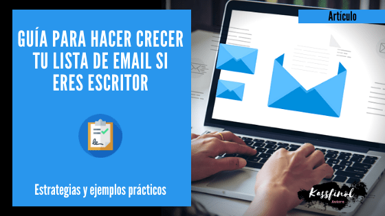 Lista de correo electronico Guia para escritores