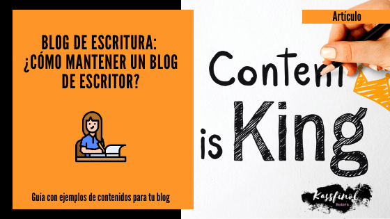 Blog de escritura Como mantener un blog de escritor