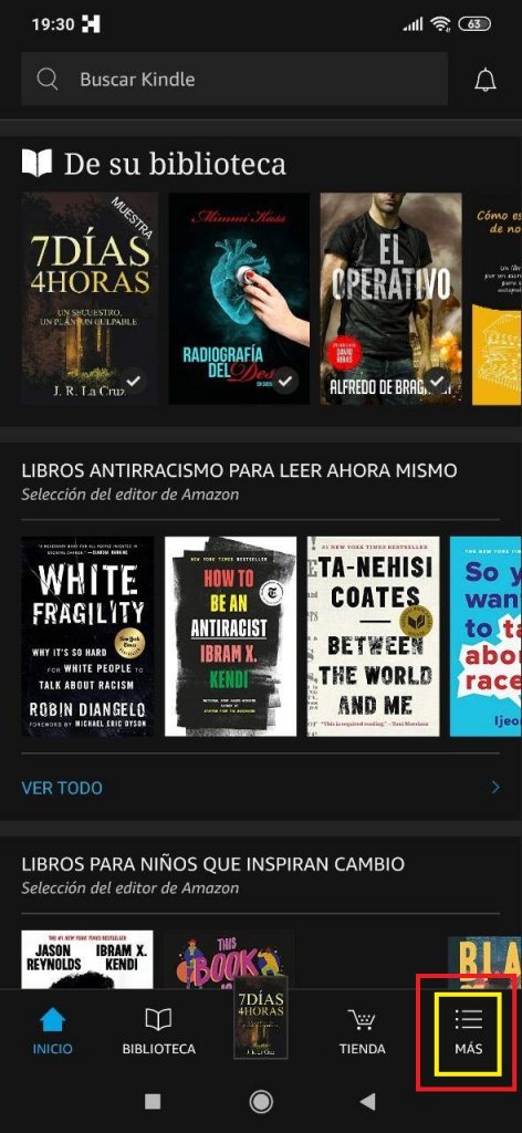 vincular email con kindle