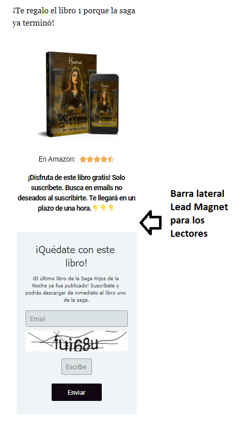 Lead magnet para escritores. Guía para aumentar tu lista de correo electrónico