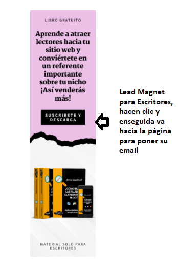 Lead magnet para escritores. Guía para aumentar tu lista de correo electrónico