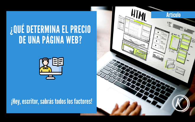 Que determina el precio de una pagina web