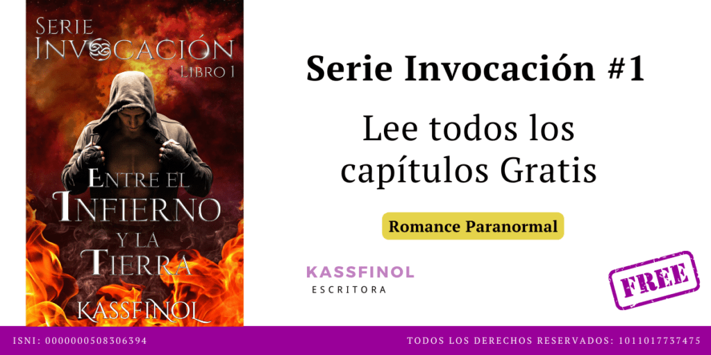 Libro 1 Serie Invocación - Entre el infierno y la tierra -Romance Paranormal