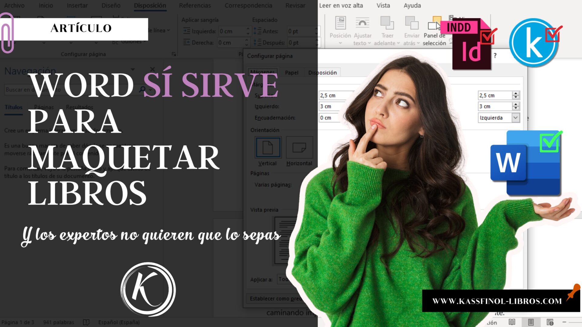 Word SÍ Sirve para Maquetar Libros